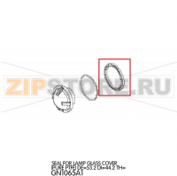 Seal for lamp glass cover (Pupe ptfe) De=53.2 DI=44.2 Unox XVC 304
