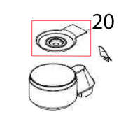 Motor damp cup for frappè blender Vema FL 2005
