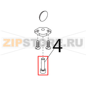 Vite TCEI DIN912, M8x16 Sirman Palladio 350 Automec Vite TCEI DIN912, M8x16 Sirman Palladio 350 AutomecЗапчасть на деталировке под номером: 4