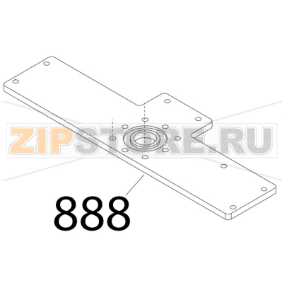 Piastra supp. mot LAV Sirman Palladio 350 Automec Piastra supp. mot LAV Sirman Palladio 350 AutomecЗапчасть на деталировке под номером: 888
