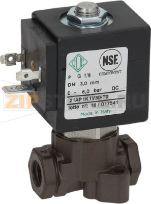 ДВУХХОДОВОЙ ЭЛЕКТРОМАГНИТНЫЙ КЛАПАН ODE Ø 1/8" 24VDC 