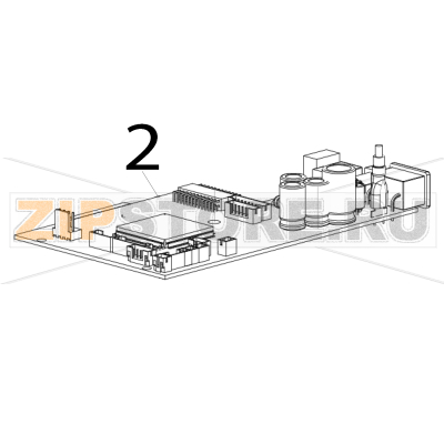 Main board assembly with USB host interface TSC TTP-323 Main board assembly with USB host interface TSC TTP-323Запчасть на деталировке под номером: 2