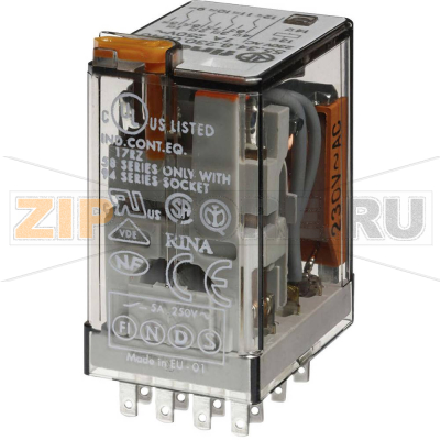Реле электромагнитное, 230 V (AC), 7 A Finder 55.34.8.230.5050 