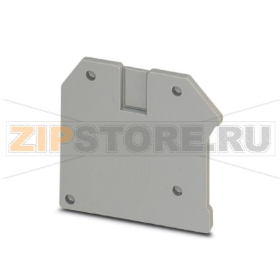 Концевая крышка Phoenix Contact D-UK 3-MSTB Длина: 42,5 мм, Ширина: 2,5 мм, Высота: 47 мм, Цвет: cерый.Минимальный заказ: 50 шт.Упаковка: 50 шт.