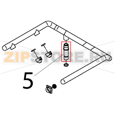 Giunto telescopico tubo lavaggio cromato Teikos TS820 Giunto telescopico tubo lavaggio cromato Teikos TS820Запчасть на деталировке под номером: 5