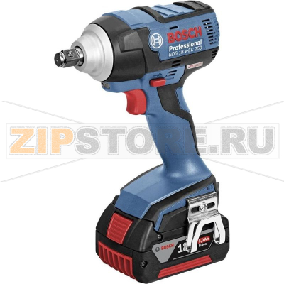 Гайковерт ударный 18 В, Li-Ion, без аккумулятора, кейс Bosch GDS 18 V-EC 250 