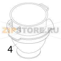 Bowl stainless steel acid-resis 80/40L Bear Varimixer AR80 VL-1S