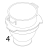 Bowl stainless steel acid-resis 80/40L Bear Varimixer AR80 VL-1S