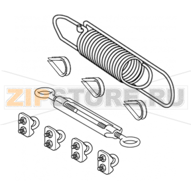Набор для крепления Schneider Electric XY2CZ9570 