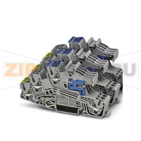 Монтажные многоярусные клеммы Phoenix Contact DTI 2,5-3PE/3L/3NT