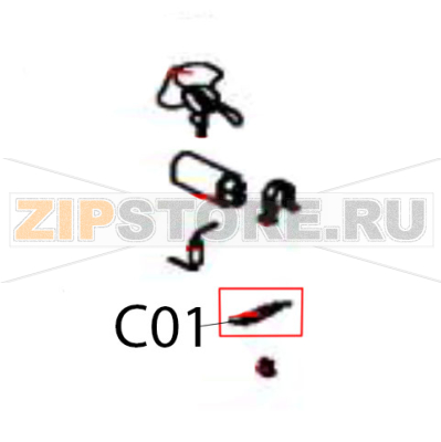 H.V. fuse Hurakan HKN-WP900M H.V. fuse Hurakan HKN-WP900MЗапчасть на деталировке под номером: C01