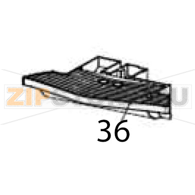 Drip tray subassembly Hurakan HKN-ME709 Drip tray subassembly Hurakan HKN-ME709Запчасть на деталировке под номером: 36