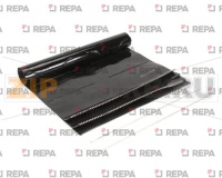 CINGHIA ONDULATA, SILICONE NERO,