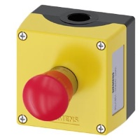ПОСТ УПРАВЛЕНИЯ, 22MM, С КРУГЛЫМ ВЫРЕЗОМ, МАТЕРИАЛ КОРПУСА - МЕТАЛЛ, КРЫШКА КОРПУСА - ЖЁЛТАЯ, 1 ТОЧКА УПРАВЛЕНИЯ, МЕТАЛЛ, A=КРАСНАЯ АВАРИЙНАЯ ГРИБОВИДНАЯ КНОПКА, 40MM, ДЕБЛОКИРОВКА ПОВОРОТОМ, ТОЧКА УПРАВЛЕНИЯ - ПО ЦЕНТРУ, 1НЗ, ВИНТОВЫЕ КЛЕММЫ, МОНТАЖ КОНТ