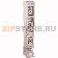 Рейка предохранителя, 160 A, AC 690 В, NH00, 3P, IEC Eaton SIZE00>185MM BUS>VER RAIL>WITHOUT V-CLAM