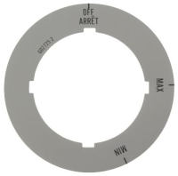 KNOB RING ø 59 mm MAX/MIN