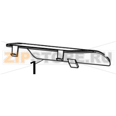 Media window Zebra ZD611 Thermal Transfer Media window Zebra ZD611 Thermal TransferЗапчасть на деталировке под номером: 1