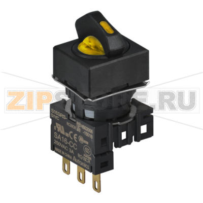 Переключатель селекторный, Ø отверстия: 16 мм Autonics S16SRS-S2YC 