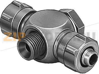 Тройник с накидной гайкой Festo TCK-1/4-PK-6-KU 