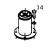 Hexagonal nut M.6x25 Fagor FI-100