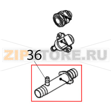 Штуцер слива Abat ЛГ-90/30Г-02 Штуцер слива Abat ЛГ-90/30Г-02Запчасть на деталировке под номером: 36