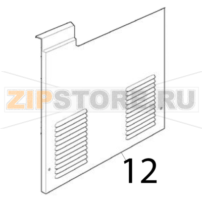 Pannello frontale Scotsman B 40 Pannello frontale Scotsman B 40Запчасть на деталировке под номером: 12