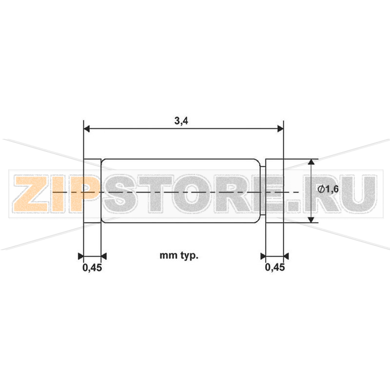 Диод Шоттки SMD, MiniMELF GLASS, 350 мА STMicroelectronics TMMBAT48TR 