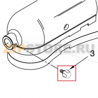 Thumb Screw Black KitchenAid 5KSM150PSE