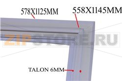 GUARNIZIONE PORTA POLAR WHITE (552X1116) 