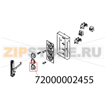 Ручка ЭПК-27Н (с пружиной) Abat ЭШ-4К Ручка ЭПК-27Н (с пружиной) Abat ЭШ-4КЗапчасть на деталировке под номером: 72000002455