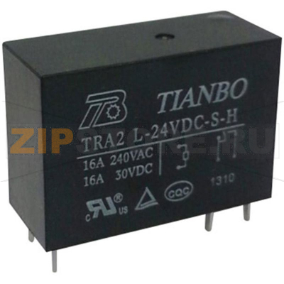 Реле электромагнитное 24 В/DC, 20 А, 1 шт Tianbo TRA2 L-24VDC-S-H 