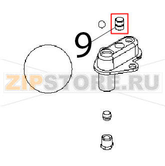 Perno tampone Angelo Po 2N1FAGF Perno tampone Angelo Po 2N1FAGFЗапчасть на деталировке под номером: 9