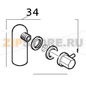 Gruppo campana pressost. 35/40 Elettrobar Niagara 2150 Gruppo campana pressost. 35/40 Elettrobar Niagara 2150Запчасть на деталировке под номером: 34