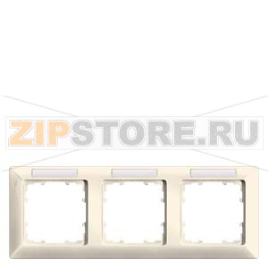 DELTA LINE ЭЛЕКТРИЧЕСКИЙ БЕЛЫЙ РАМКА 3-МЕСТНАЯ 222X80MM ГОРИЗОНТАЛЬНАЯ С ПОЛЕМ ДЛЯ НАДПИСИ Siemens 5TG2583-1 