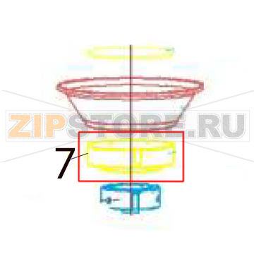 Knife base Hurakan HKN-CFV60 Knife base Hurakan HKN-CFV60Запчасть на деталировке под номером: 7
