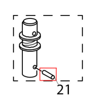 Pin groove KitchenAid 5K45SSEWH
