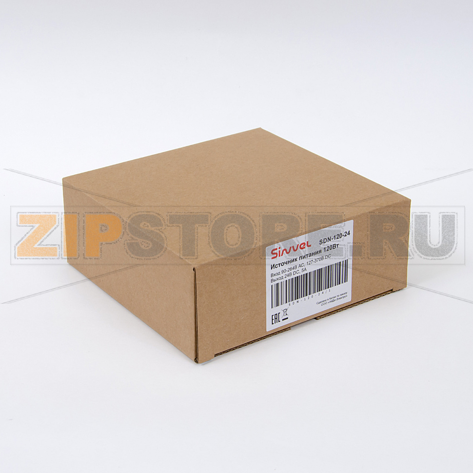 Блок питания 120 Вт, 90-264 В/AC, 127-370 В/DC, металлический корпус Sinvel SDN-120-24 