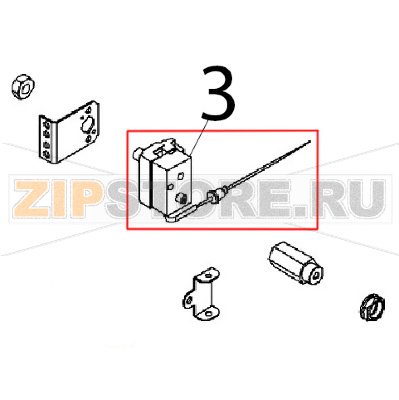 Termostato sicurezza Angelo Po BX61E Termostato sicurezza Angelo Po BX61EЗапчасть на деталировке под номером: 3
