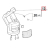 Poignees (G+D) + Vis + Cache MP Robot Coupe MP 350 Ultra V.V.
