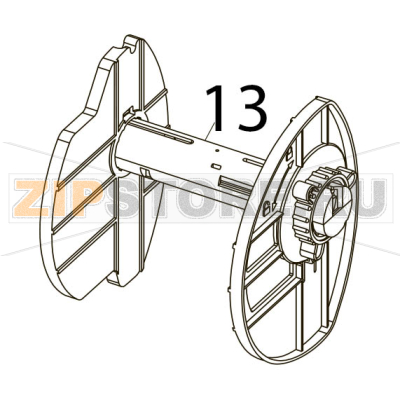 Supply holder ass&#039;y Toshiba TEC B-SX4T-GS10/20-CN Supply holder ass'y Toshiba TEC B-SX4T-GS10/20-CNЗапчасть на деталировке под номером: 13