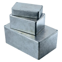 Корпус алюминиевый 125x125x57 мм, 1 шт Hammond 1590WKK