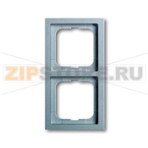 Рамка двухместная, серебристый алюминий ABB 2CKA001754A4530 