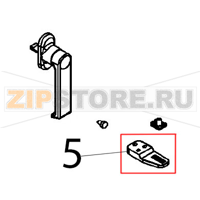 Door bottom hinge Angelo Po BX101E Door bottom hinge Angelo Po BX101EЗапчасть на деталировке под номером: 5