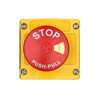 Кнопка аварийной остановки в корпусе 240 В/AC, 2.5 А, IP66, 1 шт Baco LBX130113