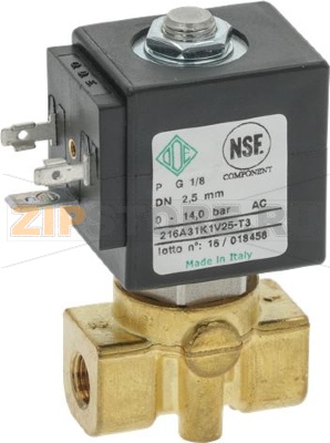 ЭЛЕКТРОМАГНИТНЫЙ КЛАПАН ODE 2-Х ХОДОВОЙ Ø 1/8&quot; 110В 