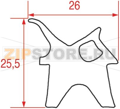 DOOR GASKET 770x650 mm 
