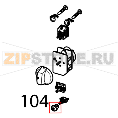 Button Tecnoinox EFC06M Button Tecnoinox EFC06MЗапчасть на деталировке под номером: 104