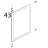 Guarn. porta fredda a band. PTFE car/carb Sp=1 mm Unox XV 703G