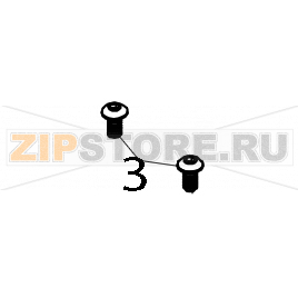 Machine screw, M3XL10MM/ hex socket truss, black ZN, nylok TSC Alpha-30L Machine screw, M3XL10MM/ hex socket truss, black ZN, nylok TSC Alpha-30LЗапчасть на деталировке под номером: 3