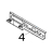 Interface bracket (for parallel port) TSC TX300